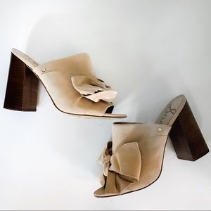 Sam Edelman Yumi Bow Mules Tan/Brown